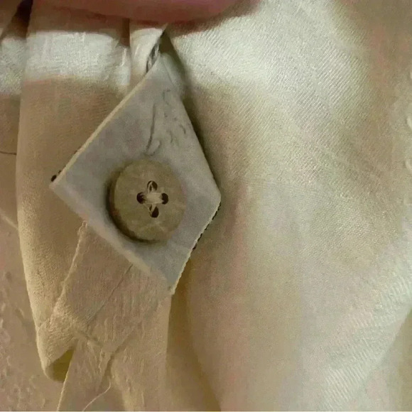 Tommy Bahama NWOT 100% Silk Button Down Del Palms Embroidered Silk Camp Shirt - Picture 4 of 7